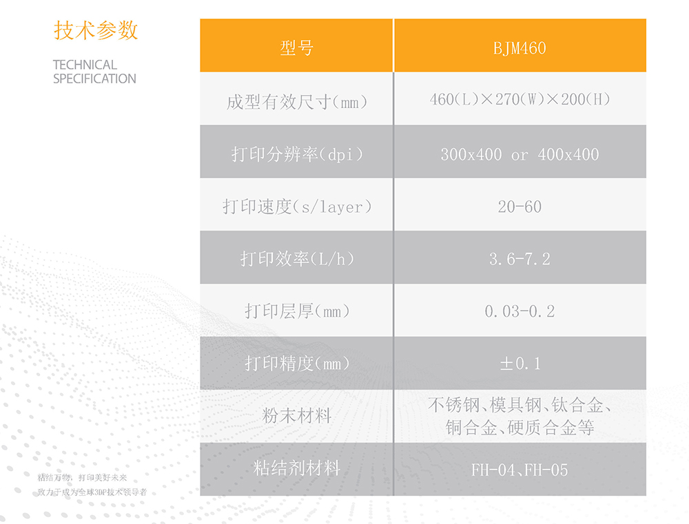 BJM460技術(shù)參數(shù)
